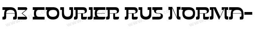 A3 Courier Rus Norma字体转换
